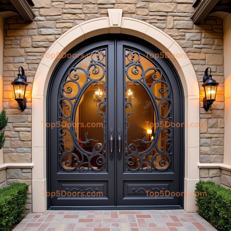 Ornate Arched Entrance