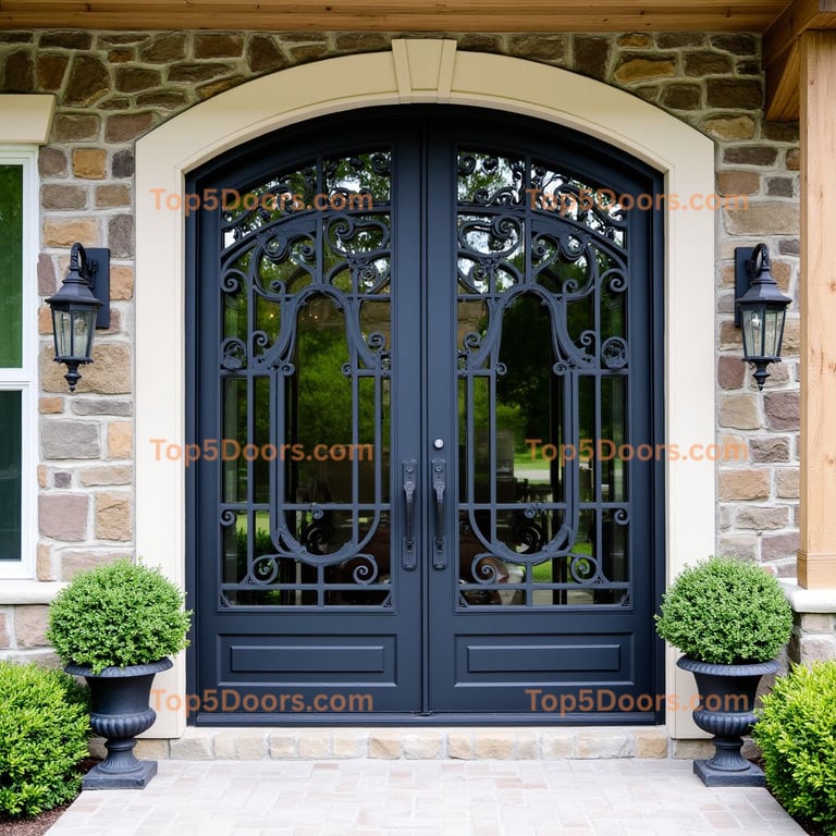 Ornate Double Entrance