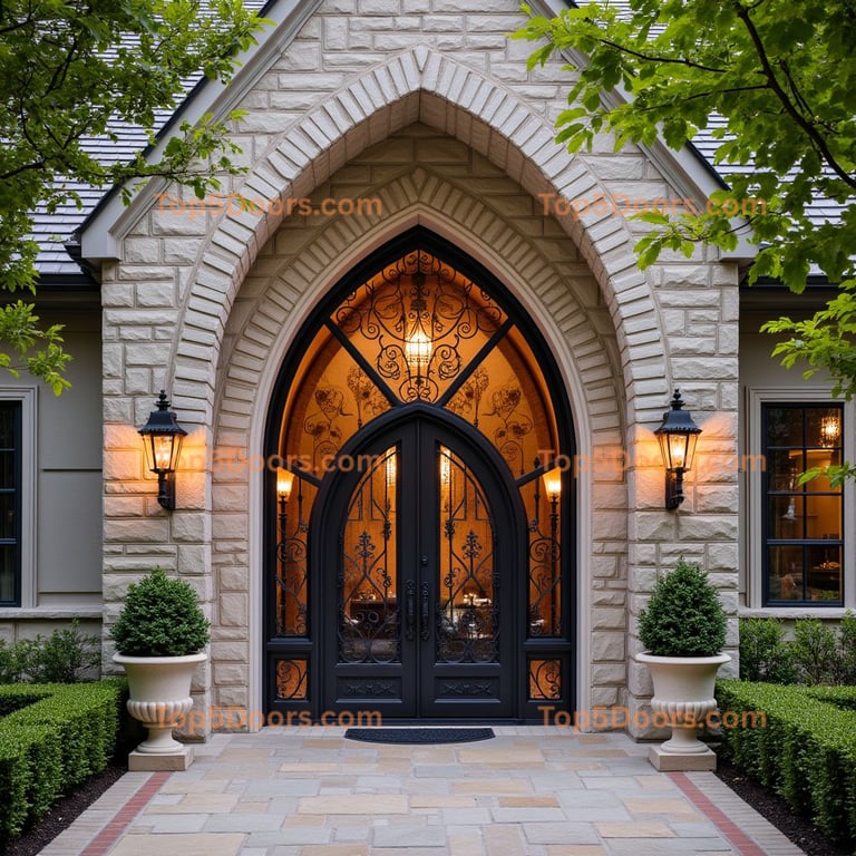 Ornate Iron Entrance