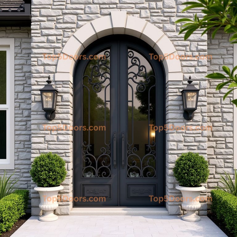 Ornate Metal Doorway
