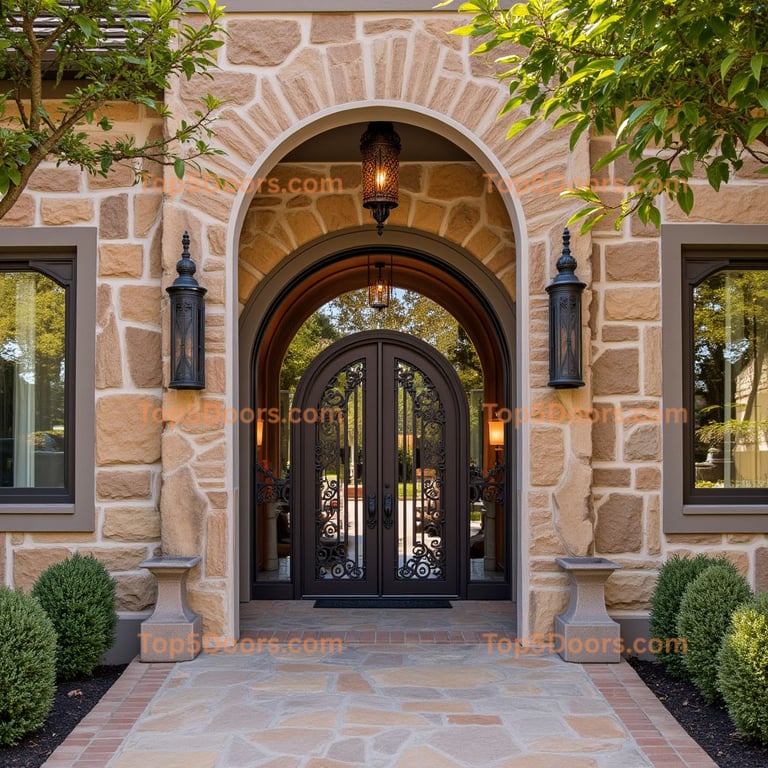Ornate Metal Entrance