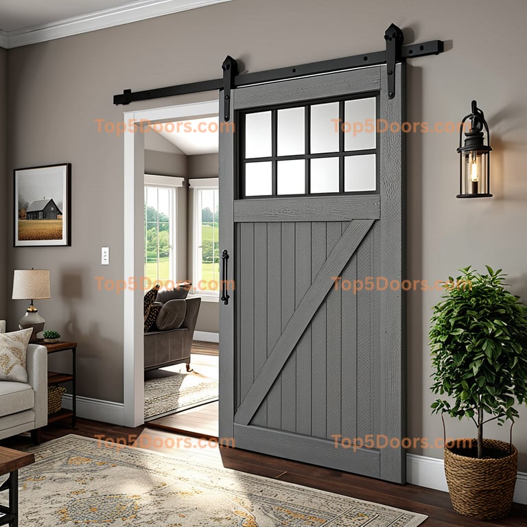Pennsylvania barn door contemporary Door