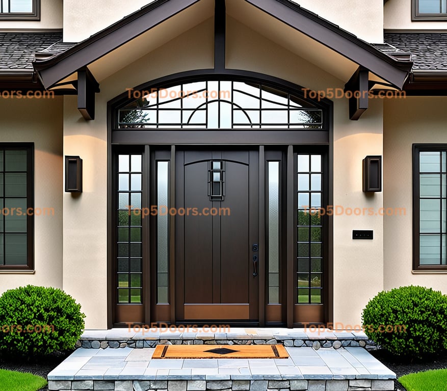 Pennsylvania solid panel japanese zen Door