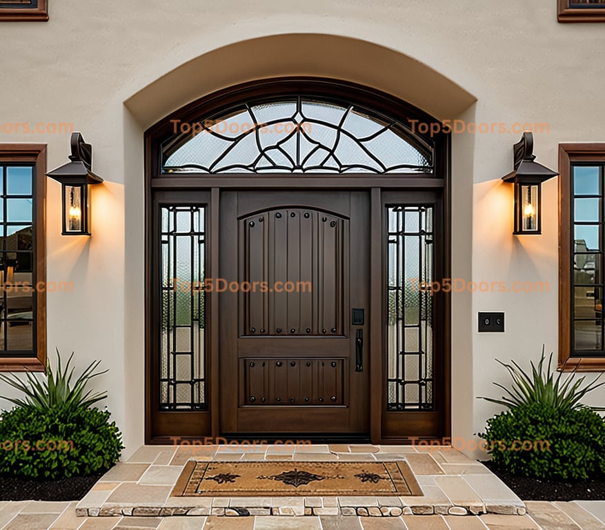 Pennsylvania steel frame spanish colonial Door