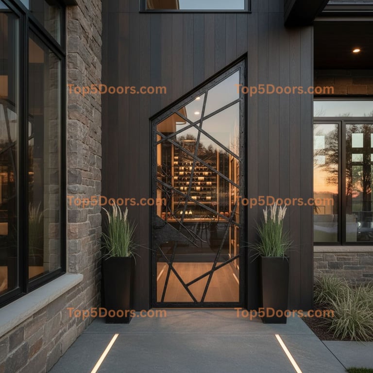 Pennsylvania wine cellar door modern Door