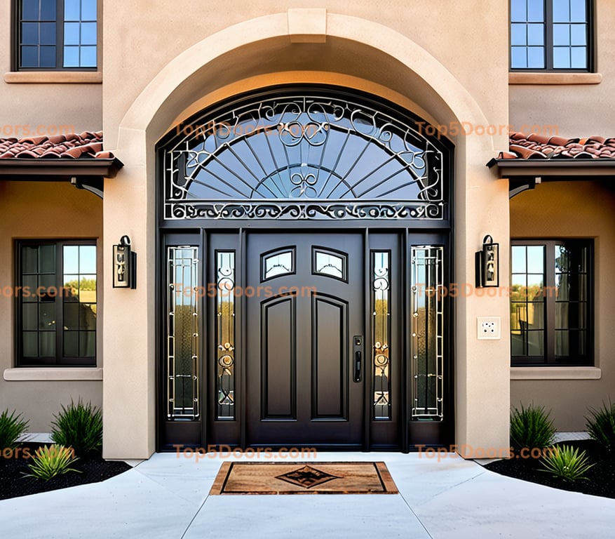 Pennsylvania wrought iron arched single southwestern Do