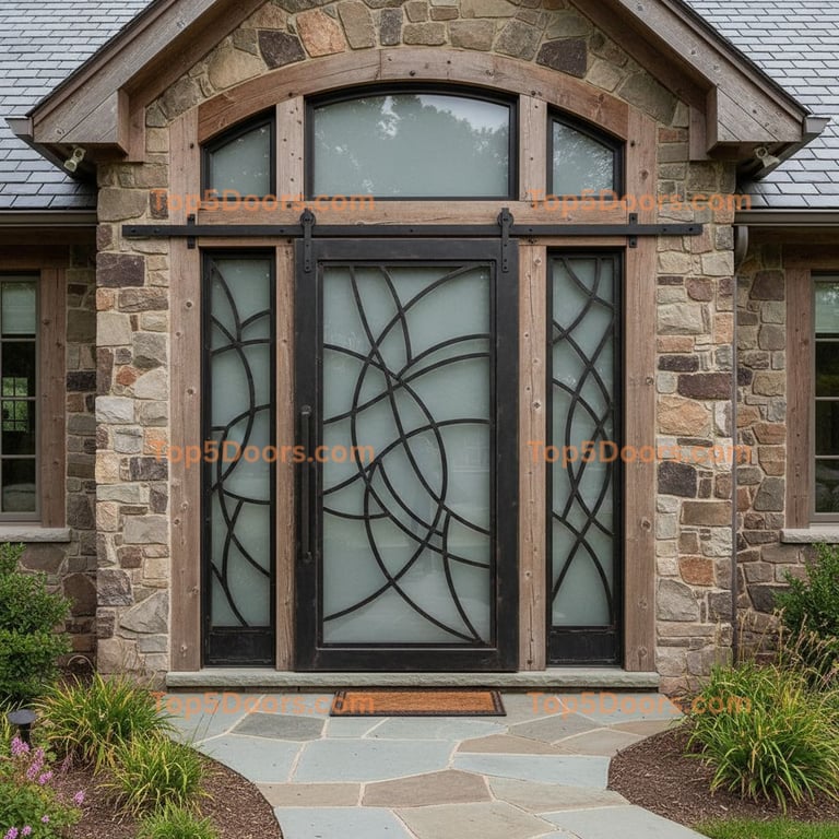 Pennsylvania wrought iron barn door cape cod Door