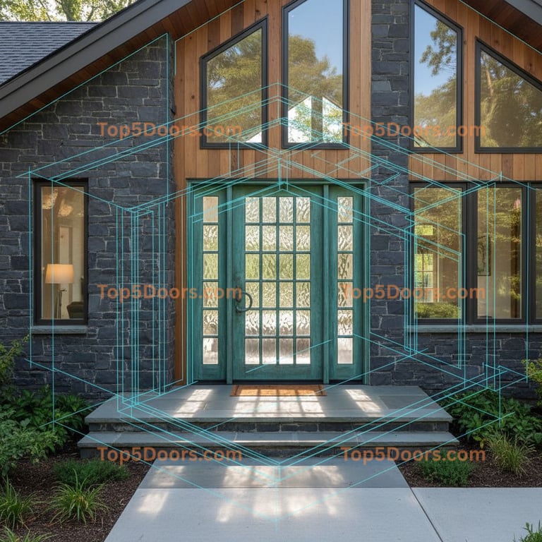 Pennsylvania wrought iron french door contemporary Door