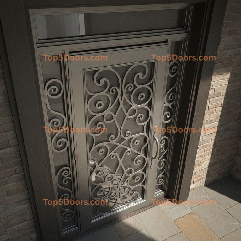 Pennsylvania wrought iron single craftsman Door