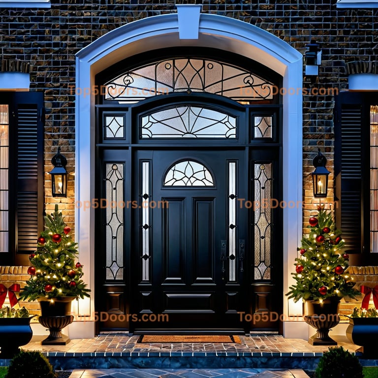 Pennsylvania wrought iron steel frame modern Door