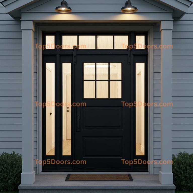 Rhode Island barn door victorian Door