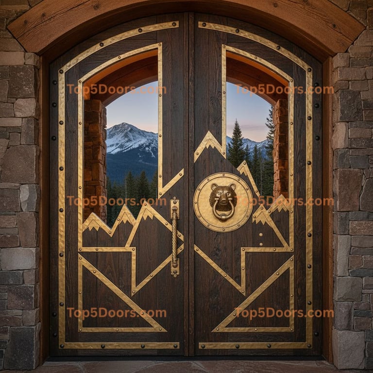 Rhode Island barn door mountain lodge Door