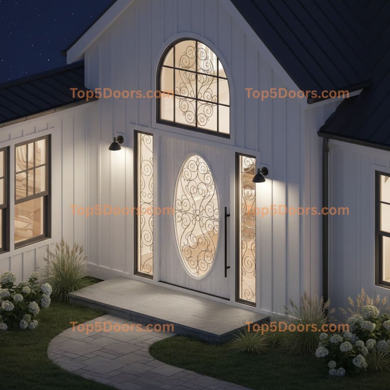 Rhode Island barn door modern farmhouse Door