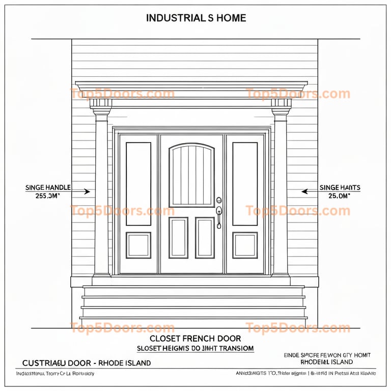 Rhode Island closet french door industrial Door