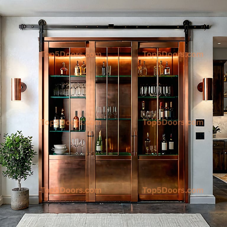 Rhode Island closet sliding door mediterranean Door