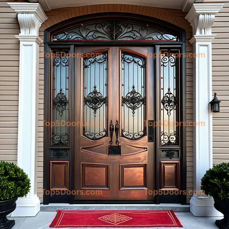 Rhode Island double victorian Door