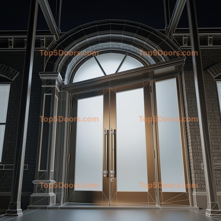 Rhode Island double victorian Door