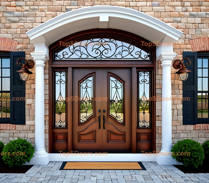 Rhode Island glass paneled minimalist Door