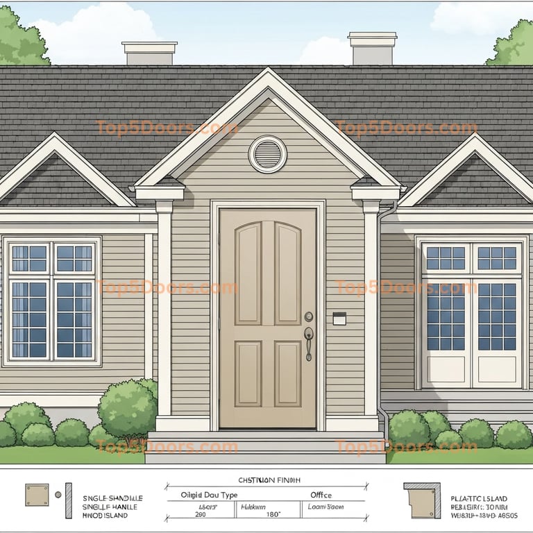 Rhode Island office door scandinavian Door