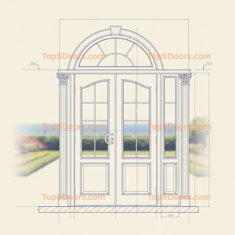 Rhode Island patio door georgian Door