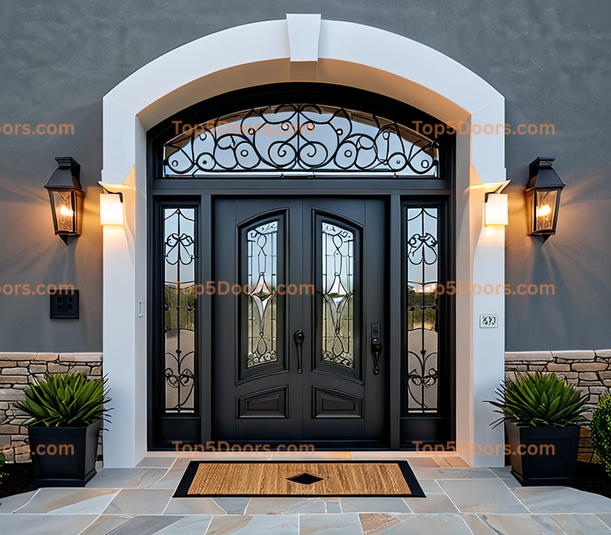 Rhode Island steel frame contemporary Door