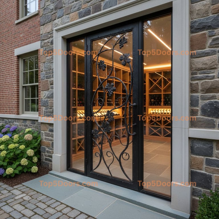 Rhode Island wine cellar door georgian Door