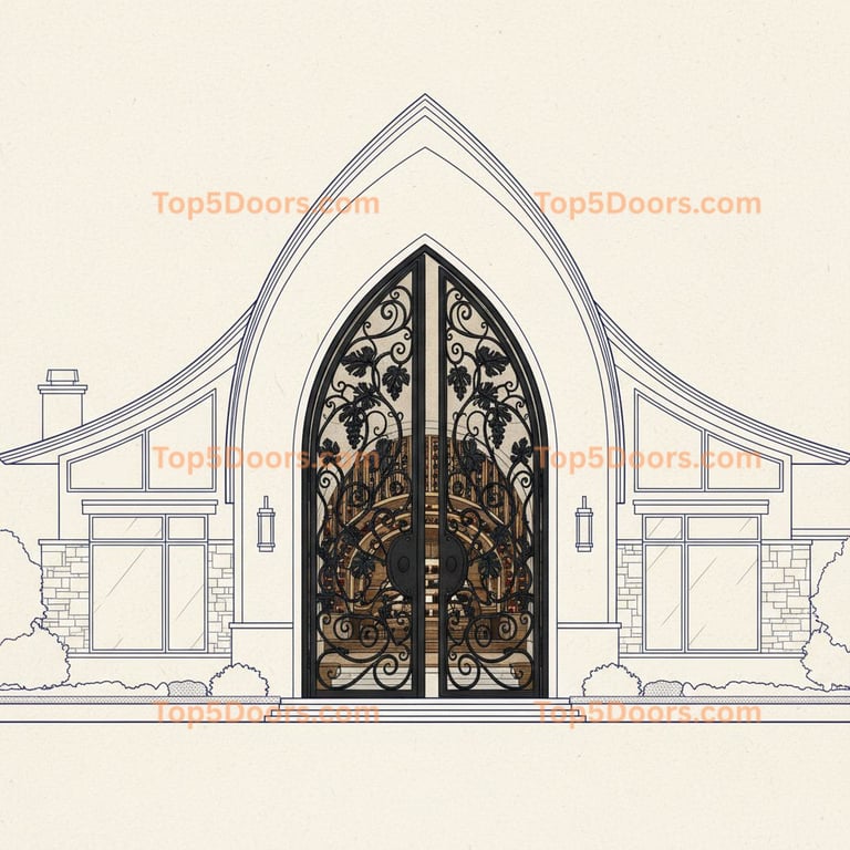 Rhode Island wine cellar door korean modern Door