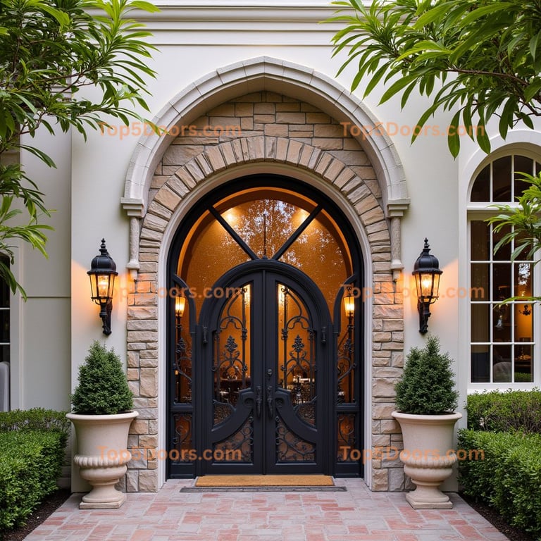 Rhode Island wine cellar door spanish colonial Door