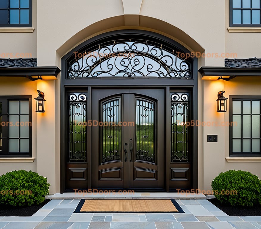 Rhode Island wrought iron arched single japanese zen Do