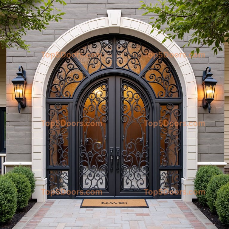 Semicircular Arch Entrance