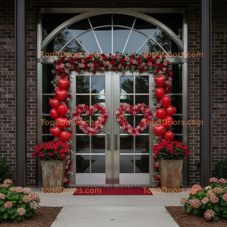 South Carolina arched double industrial Door