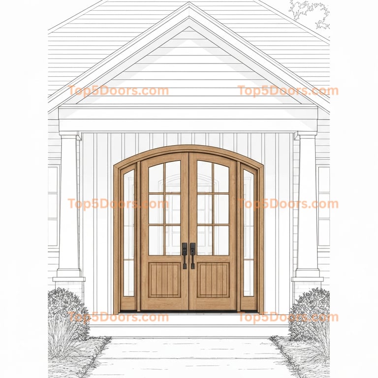 South Carolina double scandinavian Door