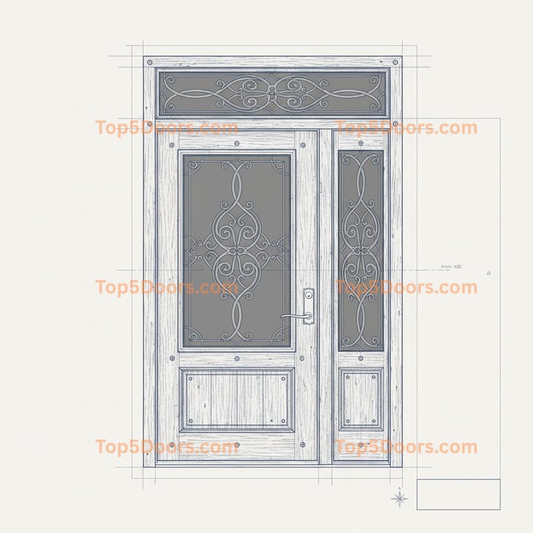 South Carolina front entry door southwestern Door