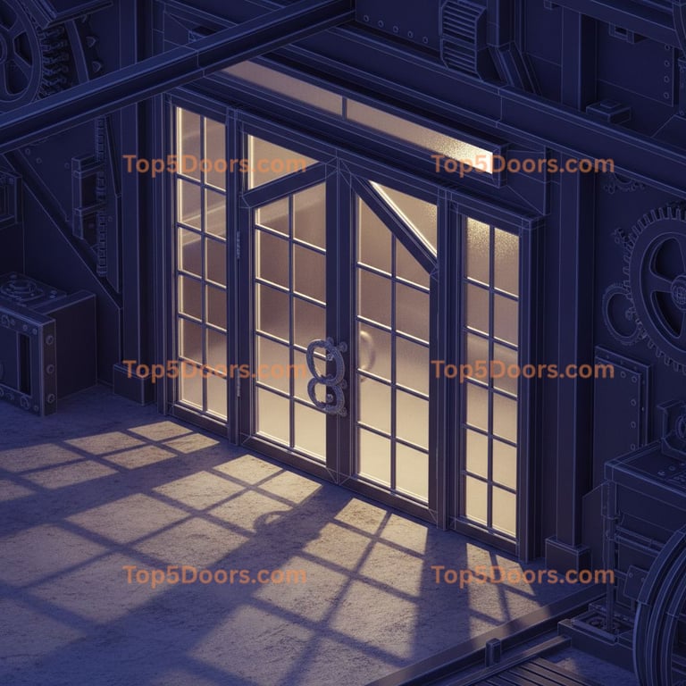 South Carolina office door french provincial Door