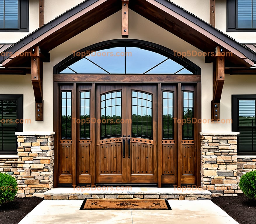 South Carolina solid panel mountain lodge Door