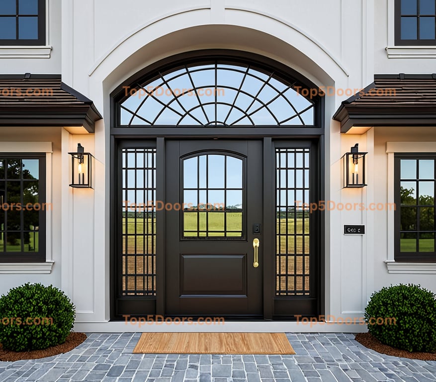 South Carolina steel frame korean modern Door