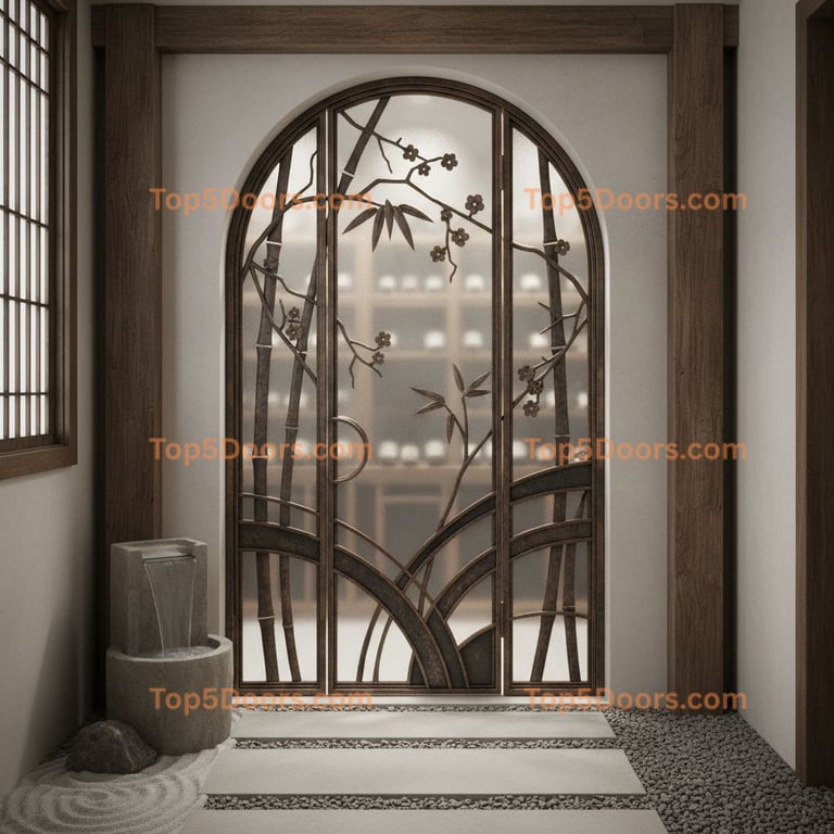 South Carolina wine cellar door japanese zen Door