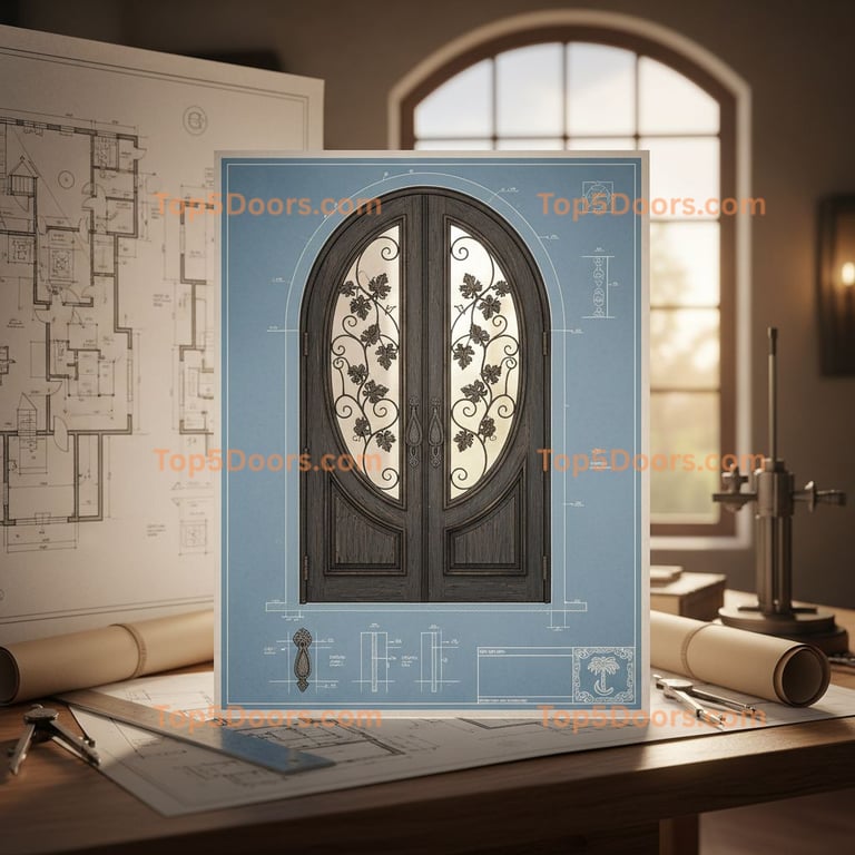 South Carolina wine cellar door spanish colonial Door