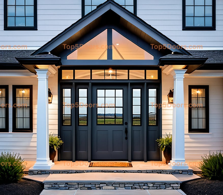 South Dakota double victorian Door