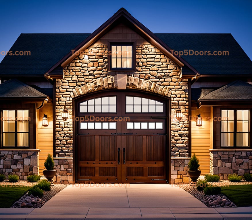 South Dakota double cape cod Door