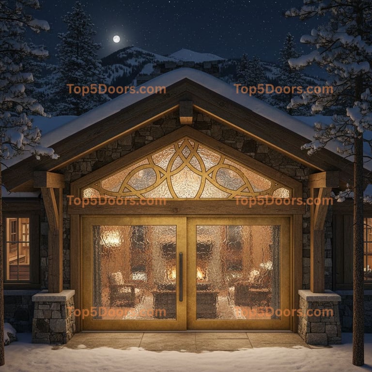 South Dakota patio sliding door mountain lodge Door