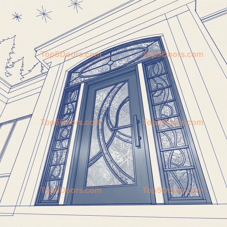 South Dakota pivot scandinavian Door