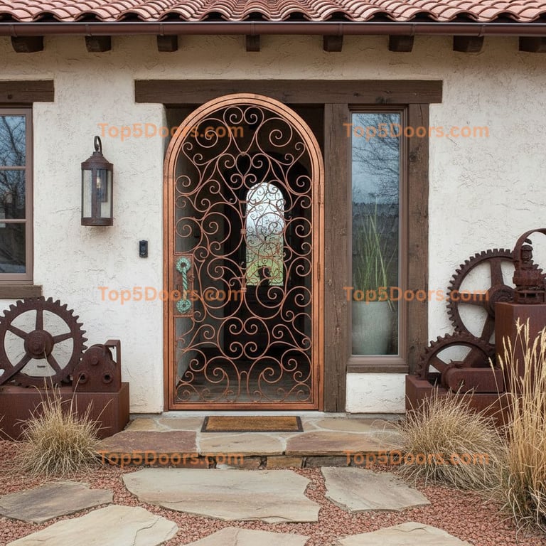 South Dakota single spanish colonial Door