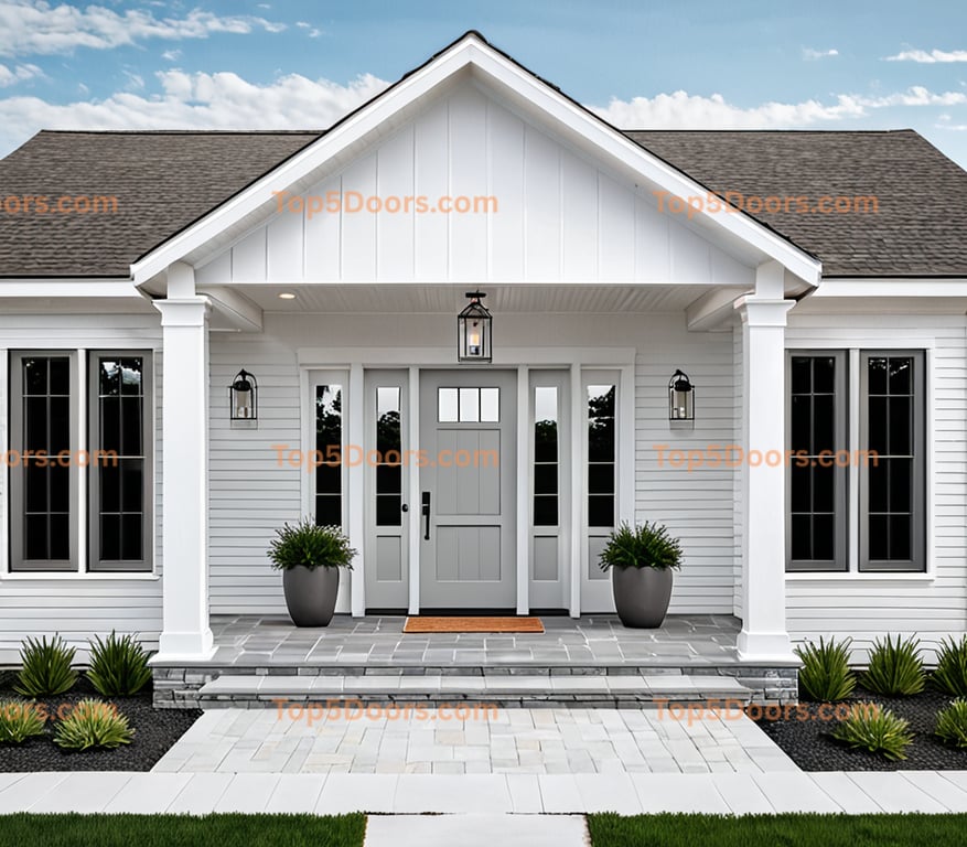 South Dakota steel frame coastal Door