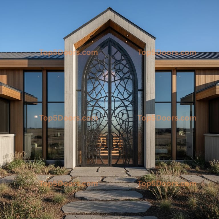 South Dakota wine cellar door korean modern Door