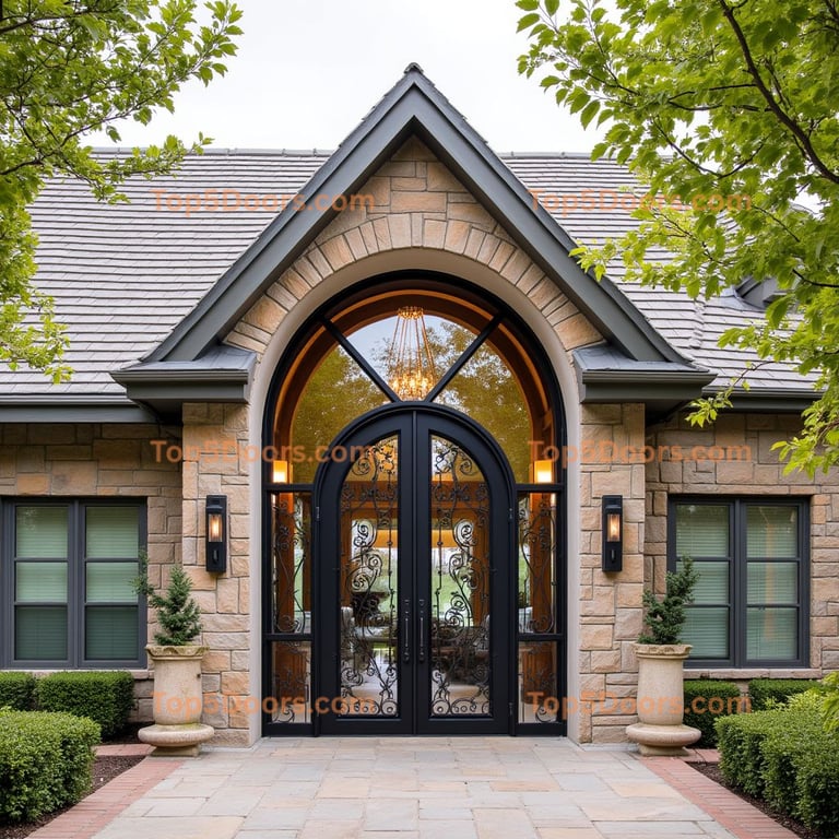 South Dakota wine cellar door modern farmhouse Door