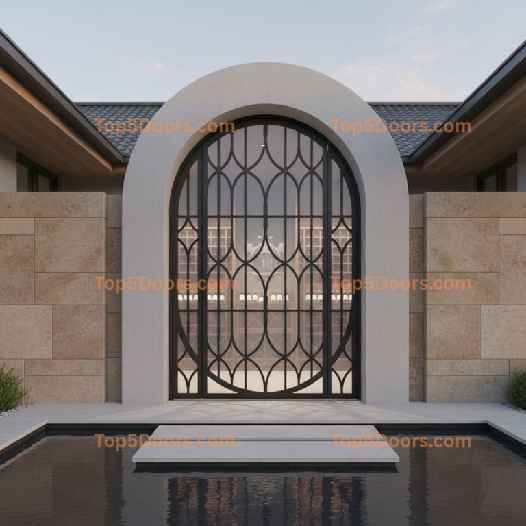 South Dakota wine cellar door korean modern Door