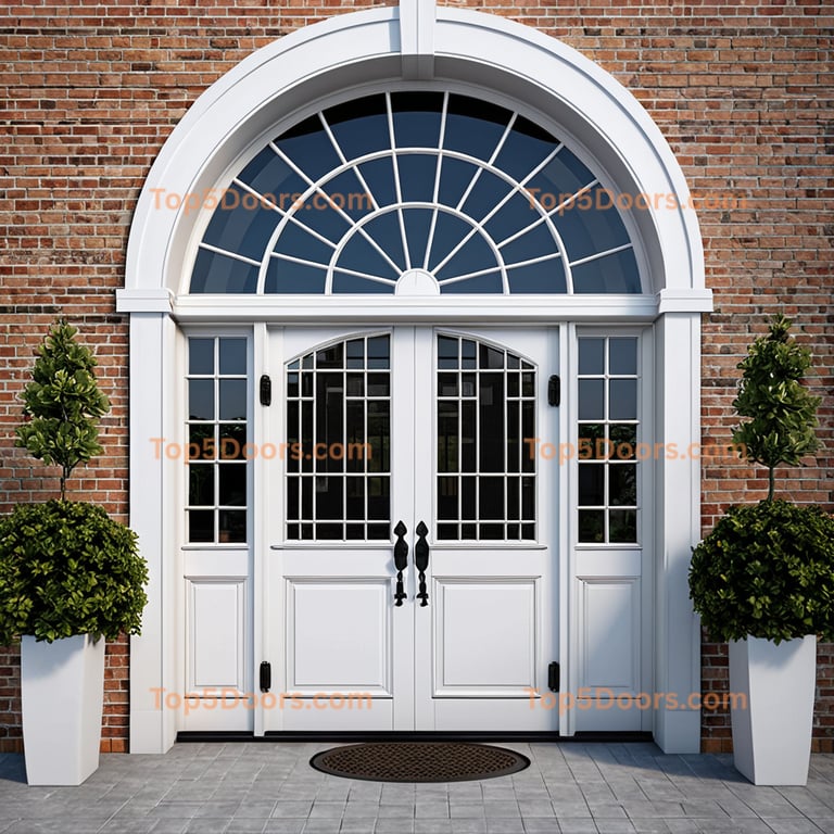 Tennessee arched double korean modern Door