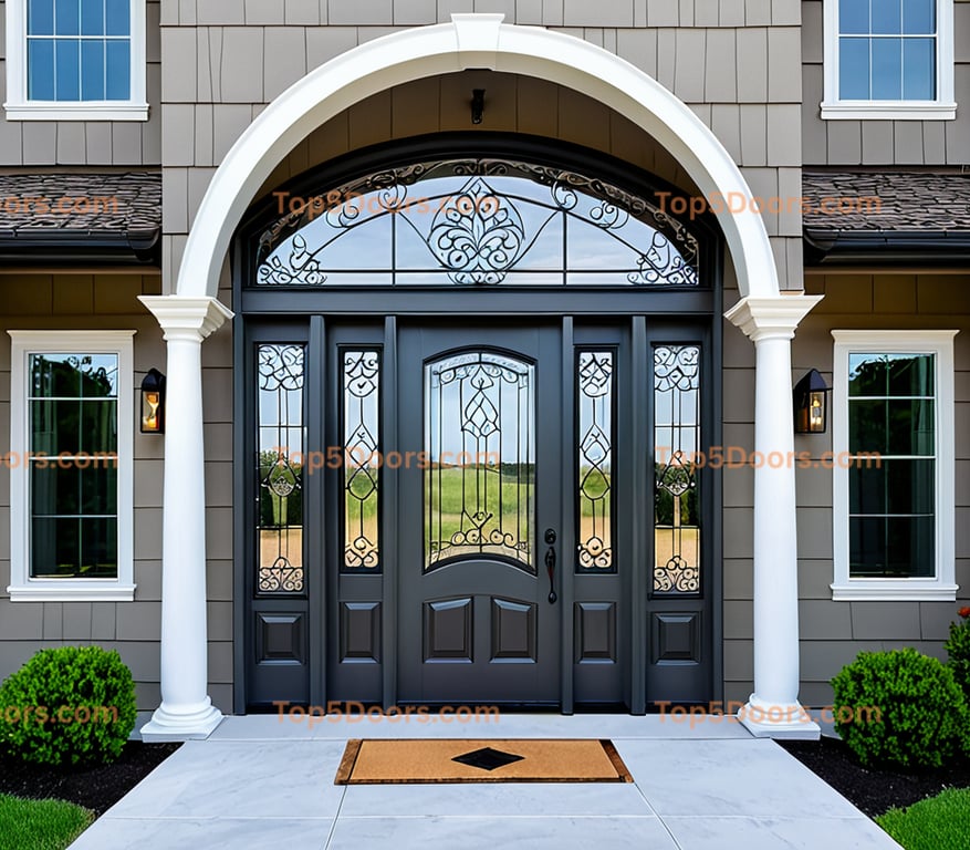 Tennessee glass paneled contemporary Door