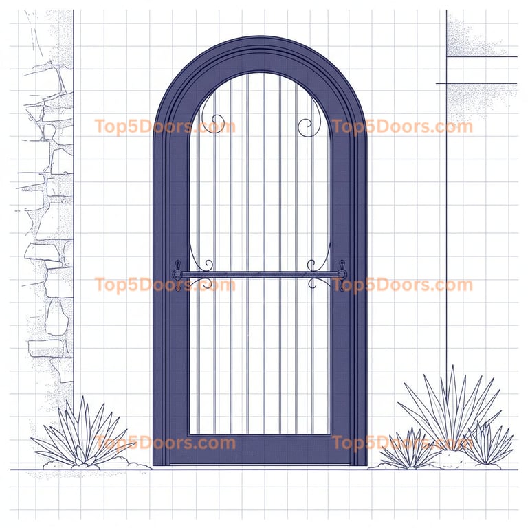 Tennessee office door mediterranean Door